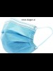 Disposable light blue mask